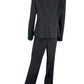 BOSS Gray Virgin Wool Pant Suit Size 10