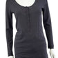 Soft Surroundings NWT Gray Linen Sweater Size XS
