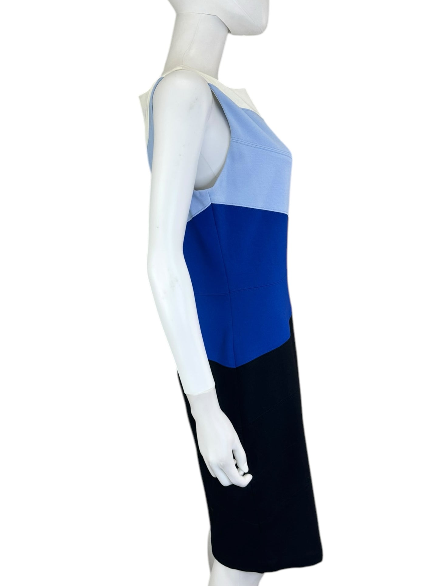 White House Black Market NWT Color Block Knit Dress Size 8