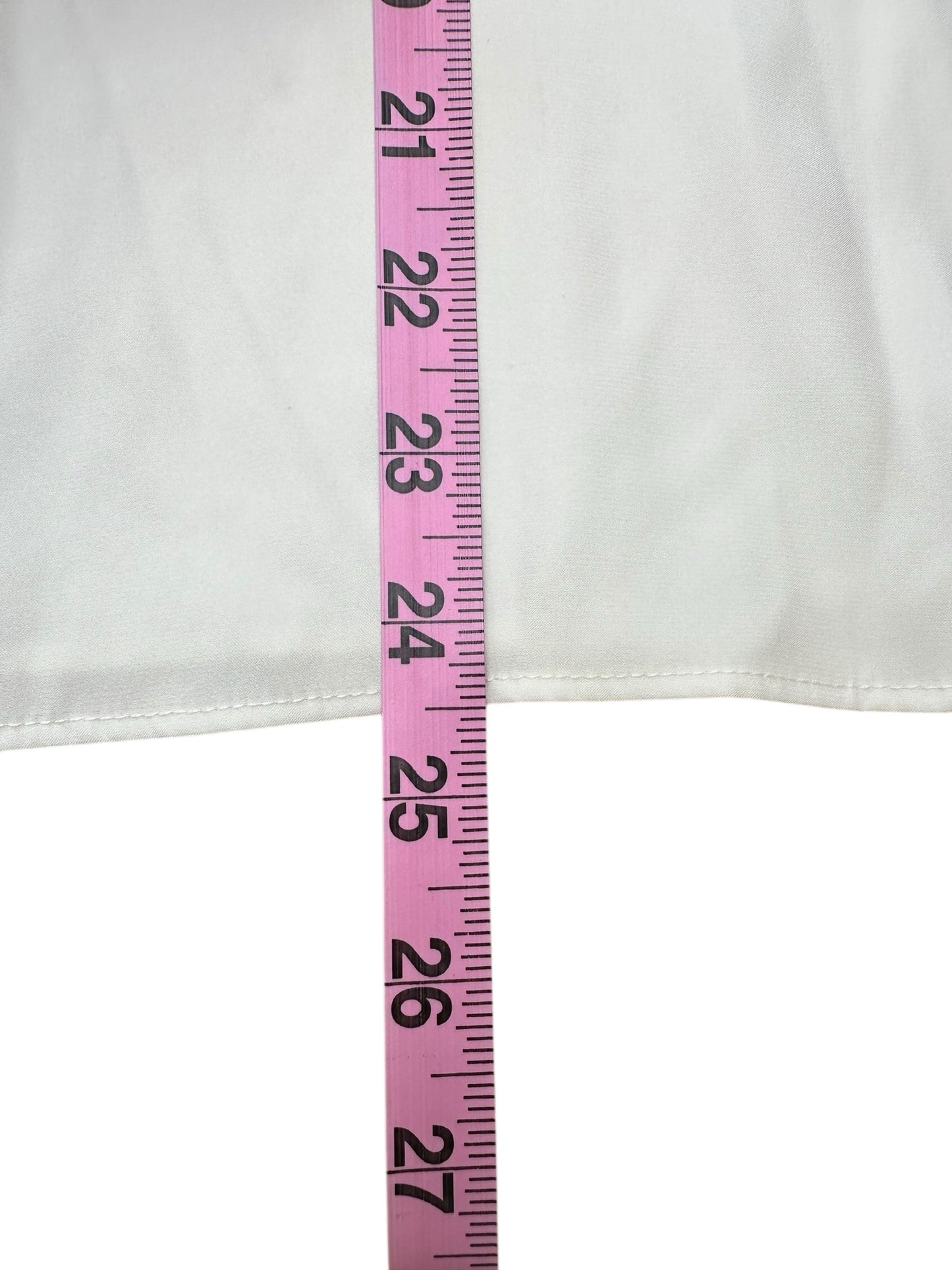 LAFAYETTE 148 NEW YORK Ivory 100% Silk Blouse Size M