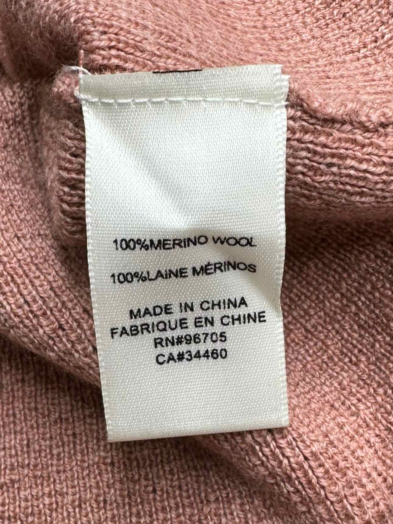 rebecca taylor 100% Merino Wool Pink Sweater Size S