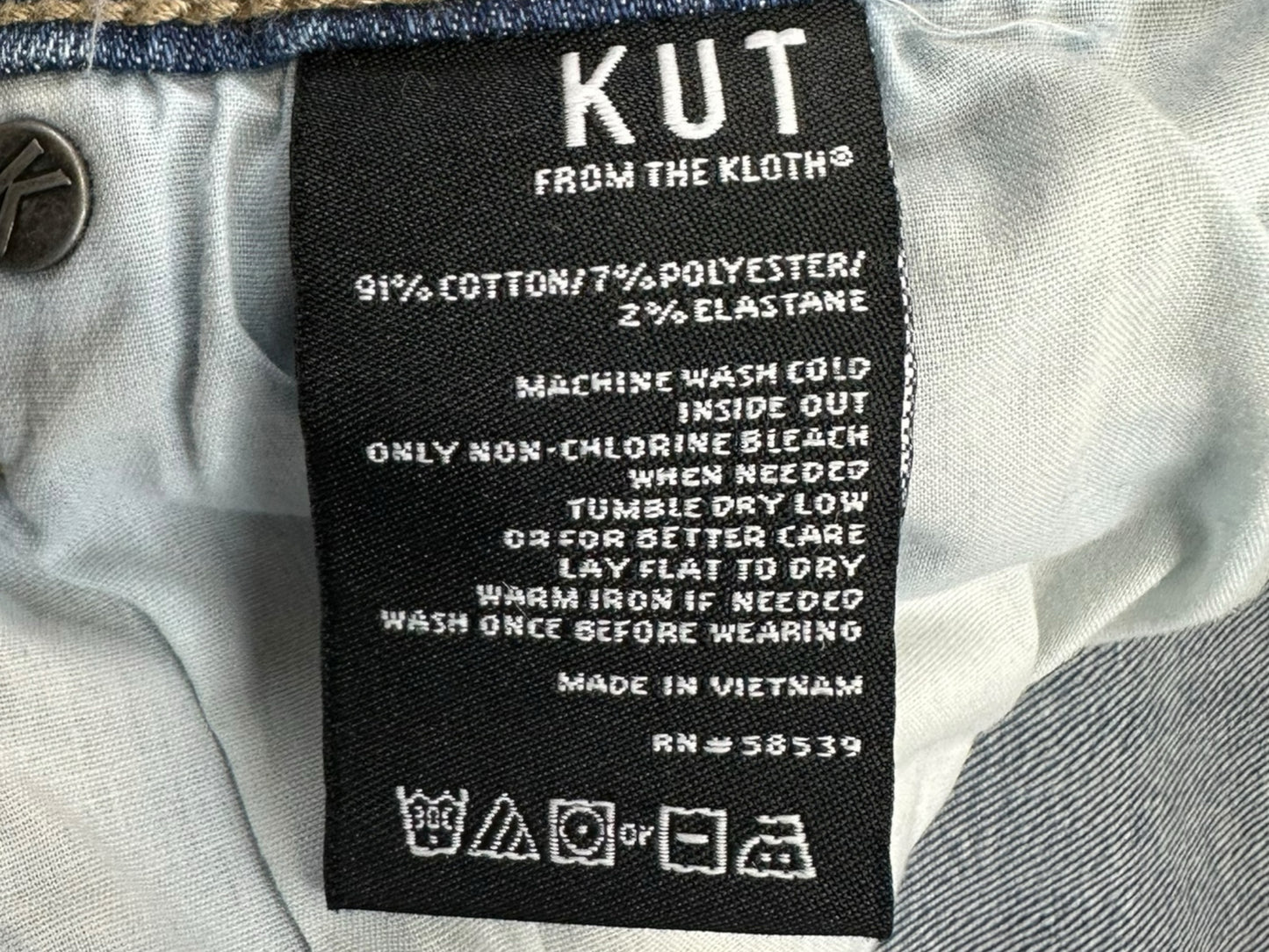 KUT from the Kloth Connie High Rise Ankle Skinny Jeans Size 2