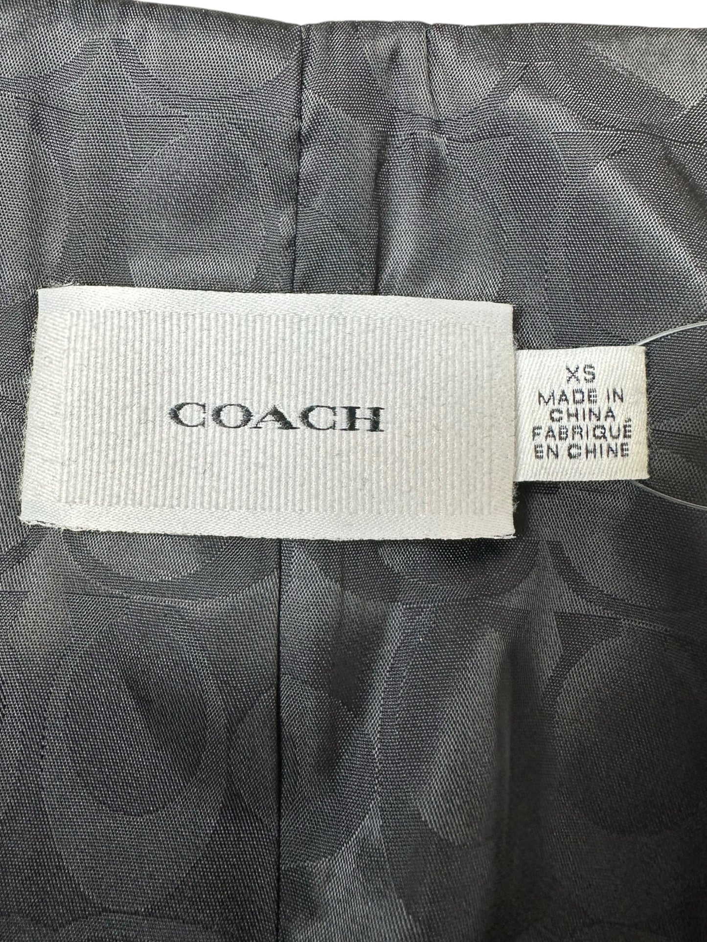 coach Beige Oversized Blazer Size XS