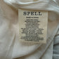 Spell Cream Organic Cotton Teodora Lace Midi Skirt Size S