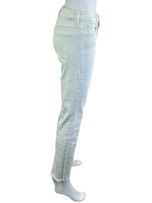 MOTHER White "The Mid Rise Dazzler" Jeans Size 27