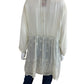 Johnny Was Ivory Embroidered Tunic Size L