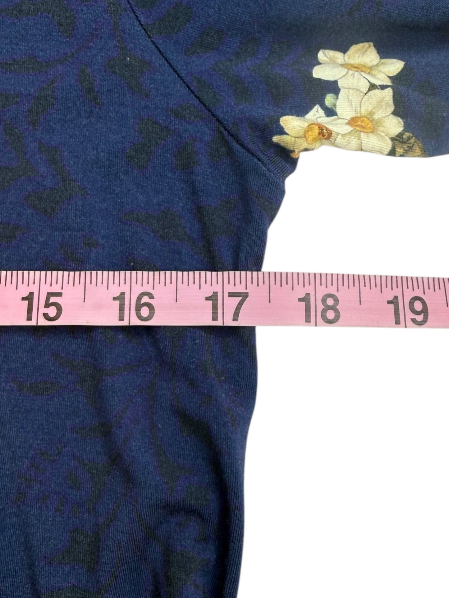 Johnny Was Navy Willowa Polo Tunic Dress Size S