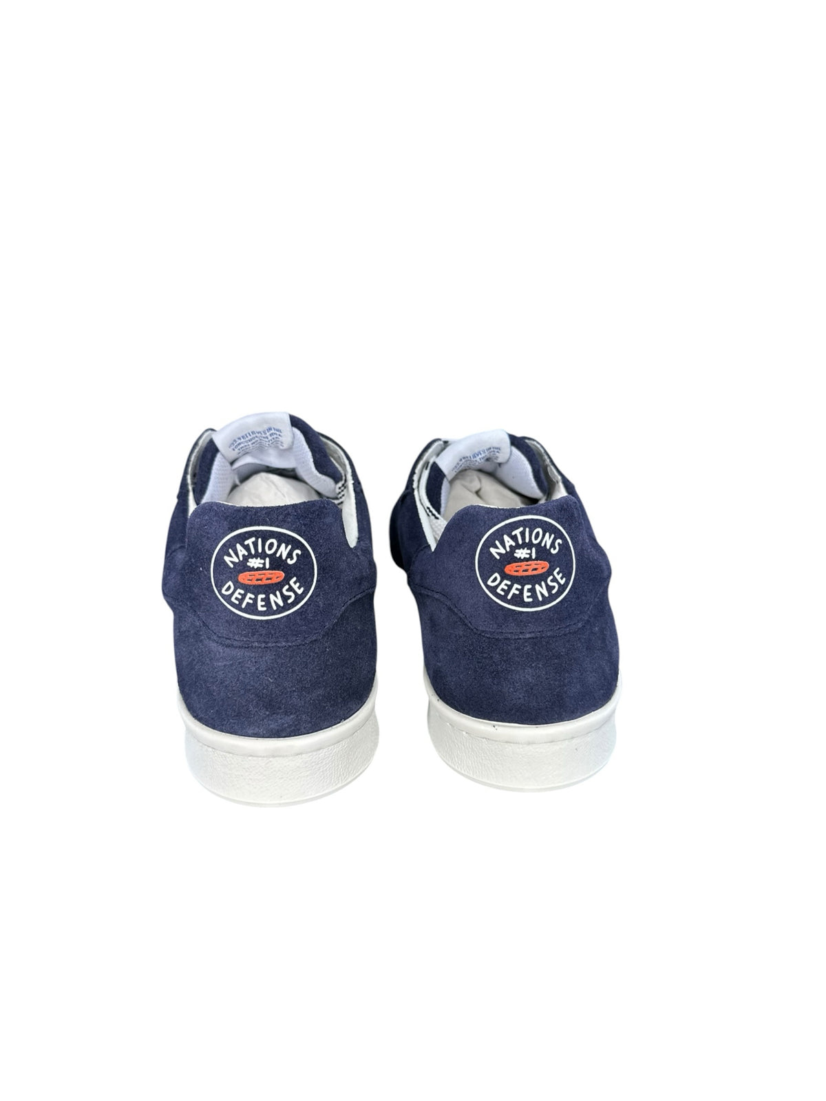 33.9 Women's Navy Blue Suede Signature Sneaker Size 37