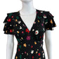 Polo Black Floral Maxi Dress Size 2