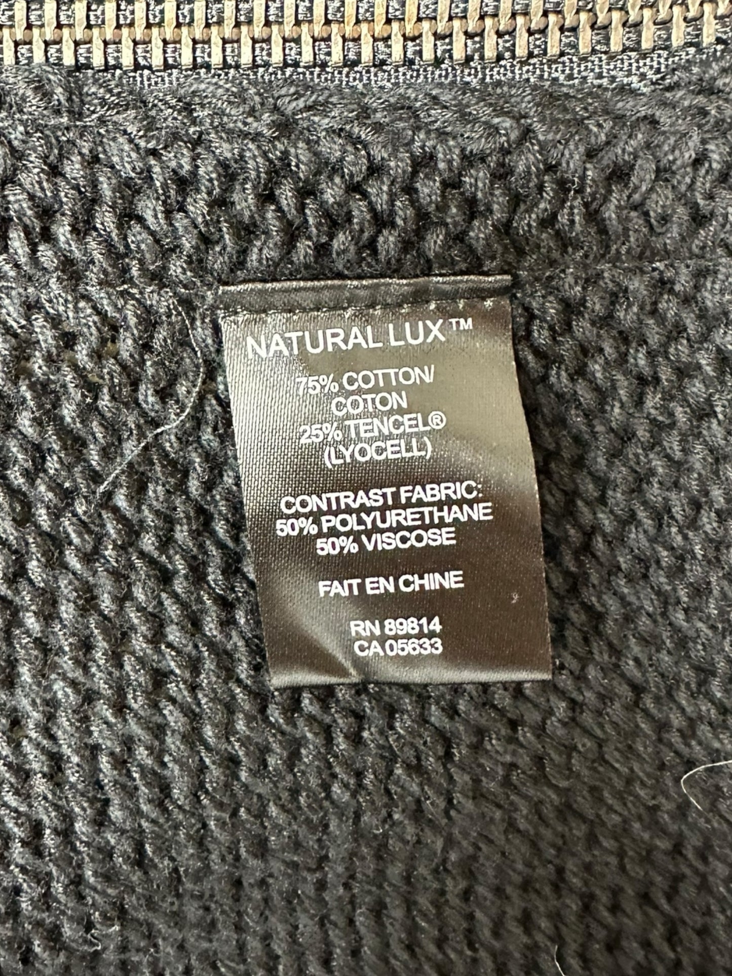 Stella Carakasi Black Cotton Sweater Cardigan Size XS