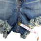 PISTOLA Distressed Denim Shorts Size S