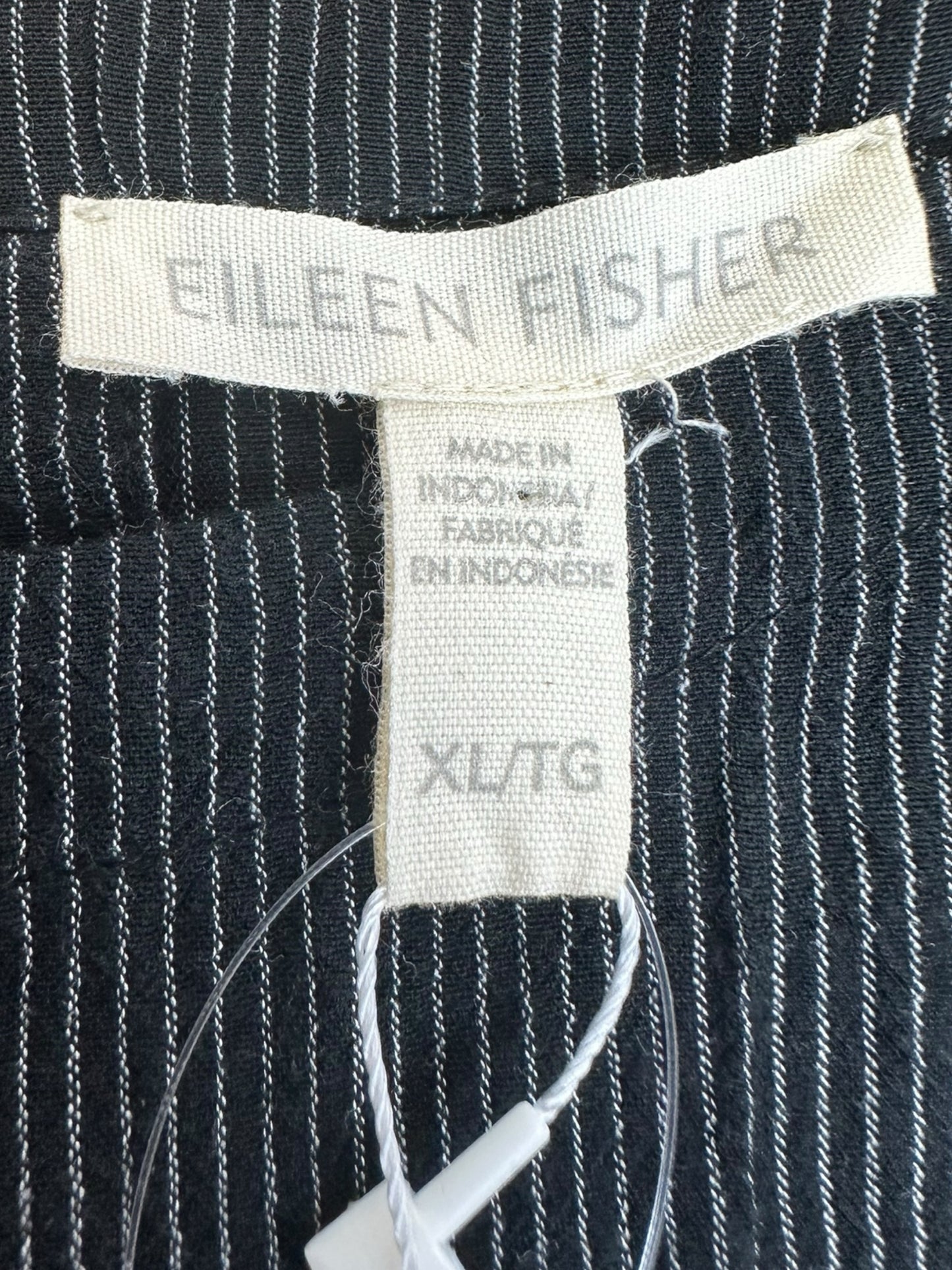 EILEEN FISHER NWT Black Bateau Dress Size XL