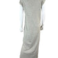 ALLUDE Gray Wool Cashmere Blend Maxi Sweater Dress Size M