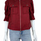 Cinq A Sept NWT Cranberry HOLLY Jacket Size XS