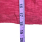 Stitch drop Red Knit Top Size S