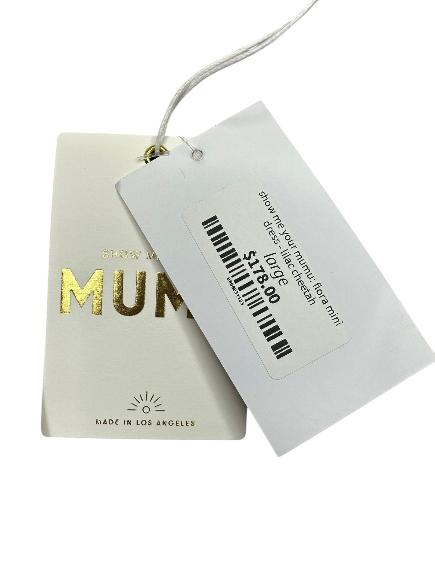 SHOW ME YOUR MUMU NWT Lilac Flora Mini Cocktail Dress Size L