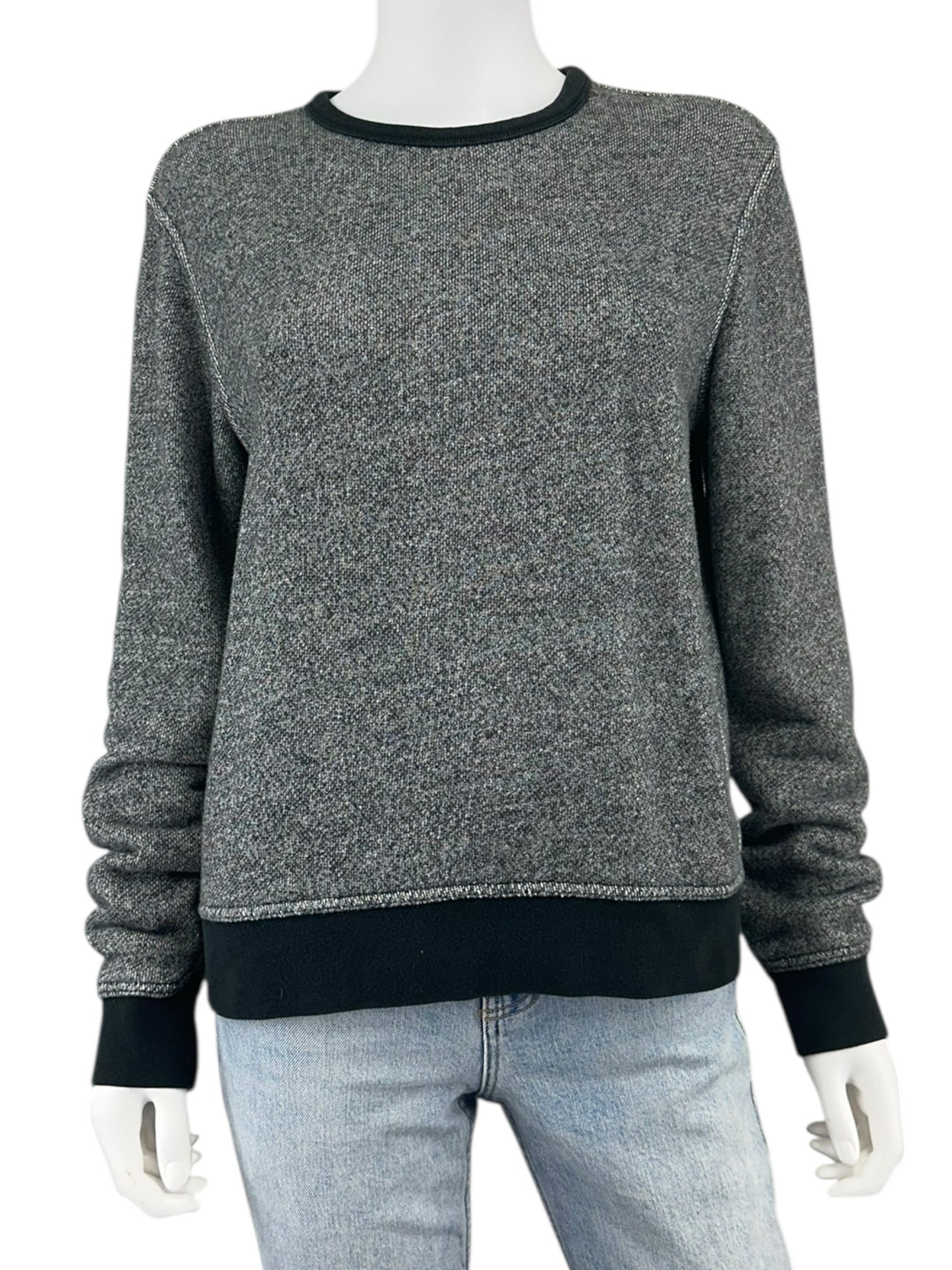 T ALEXANDER WANG Gray Knit Sweat Shirt Size M