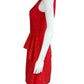 VINCE CAMUTO Red Floral Lace Dress Size 6