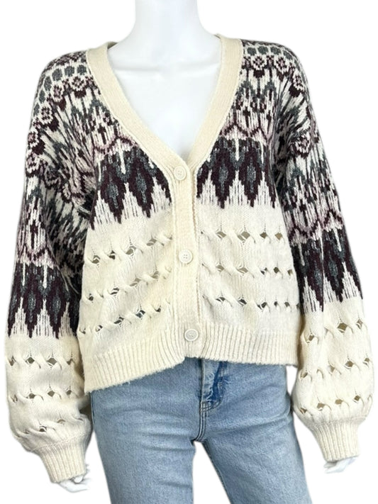 STEVE MADDEN NWT Irisa Sweater Cardigan Size L