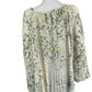 White House Black Market Ivory Blouse Size M