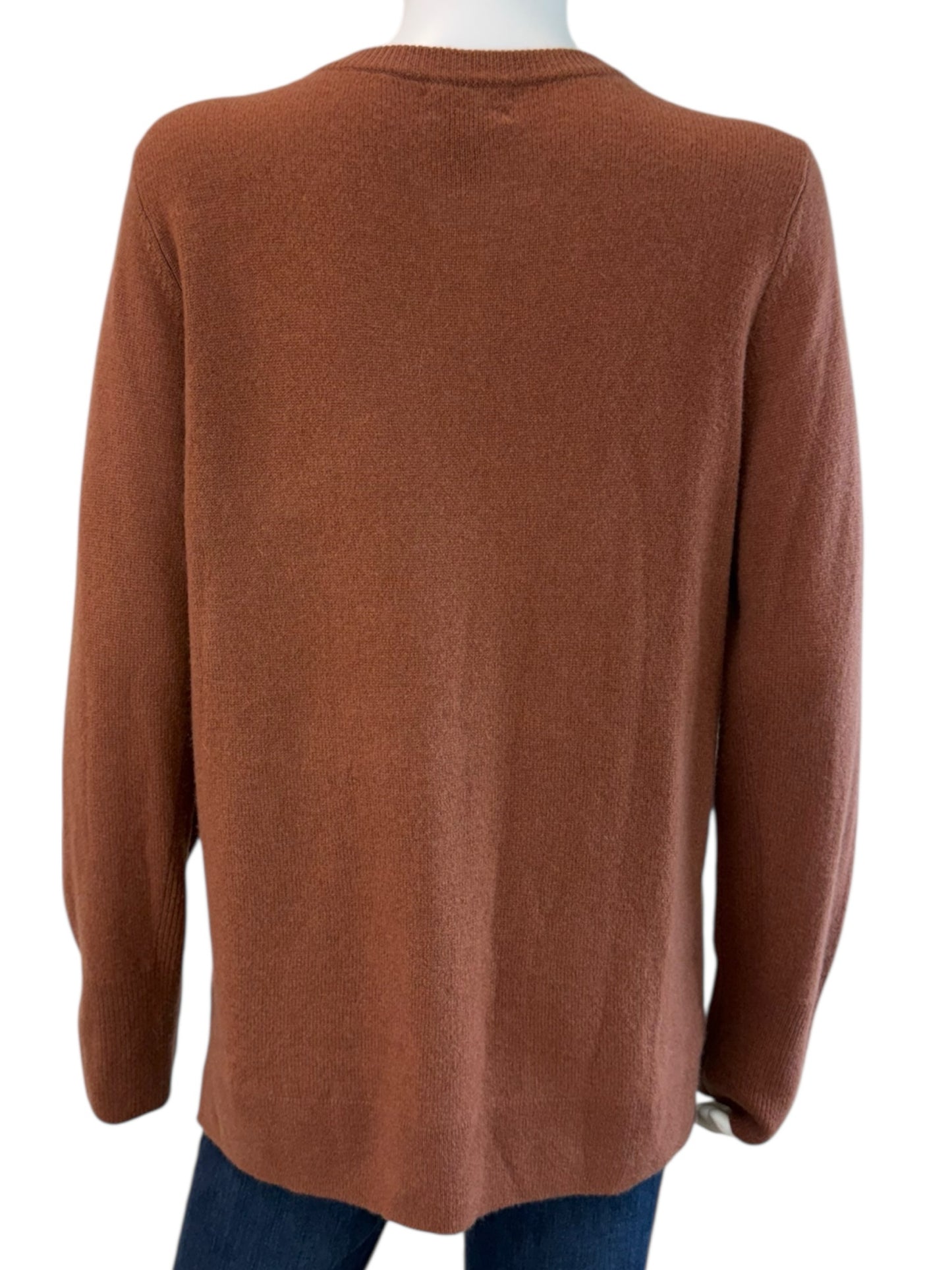 Halogen Brown 100% Cashmere Sweater Size M