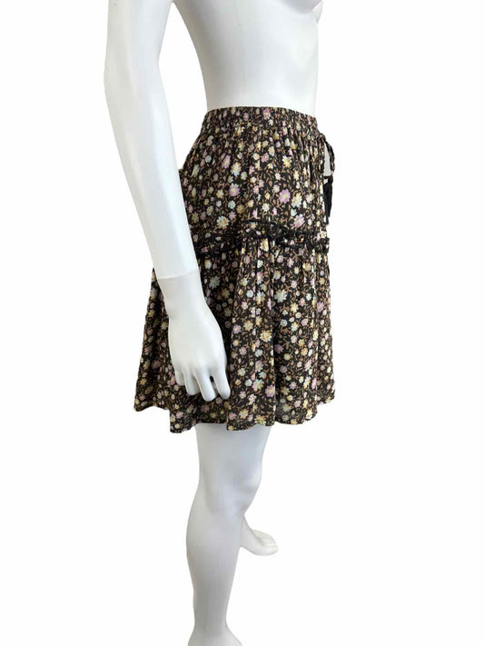 Spell & the Gypsy Floral Tiered Mini Skirt Size XS