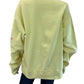 Madhappy Yellow Apple Pan Pie Fleece Sweat Shirt Size S