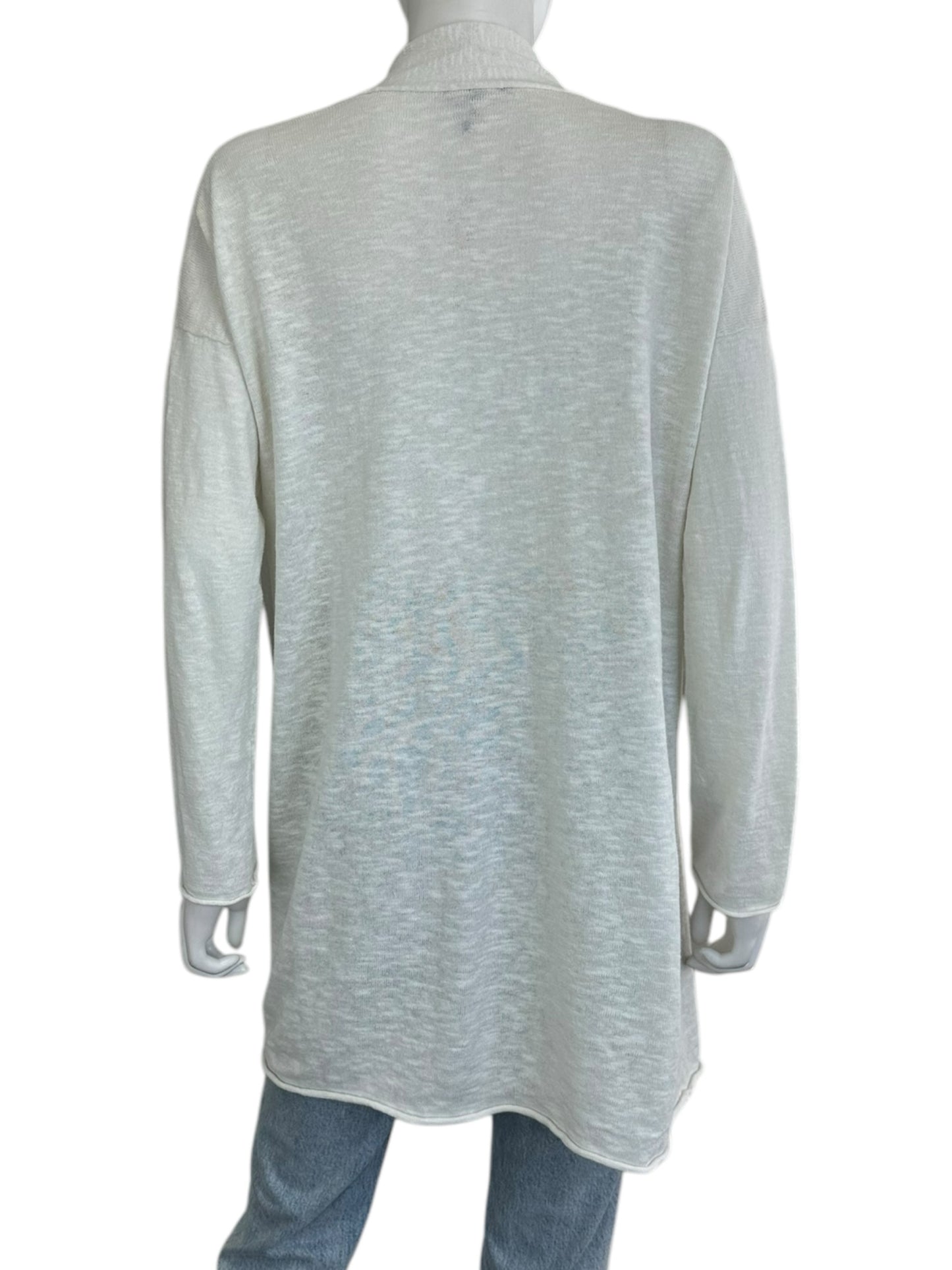 EILEEN FISHER White Duster Size XS