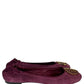 Tory Burch Purple Suede Flats Size 8