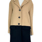 Talbots Wool Blend Color Block Coat Size 12