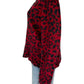 Talbots Red Leopard Merino Wool Sweater Size 2X