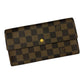 Louis Vuitton Brown Sarah Damier Ebene Wallet