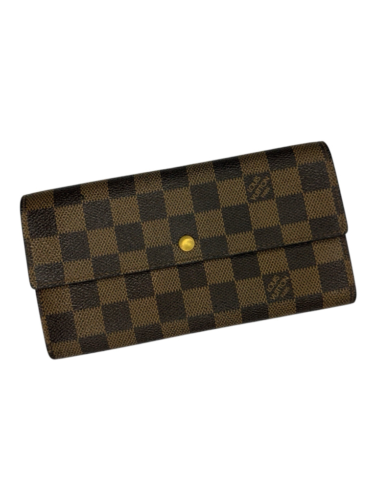 Louis Vuitton Brown Sarah Damier Ebene Wallet