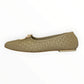 Freda Salvador Beige Jada Square Toe Ballet Flats Size 8.5