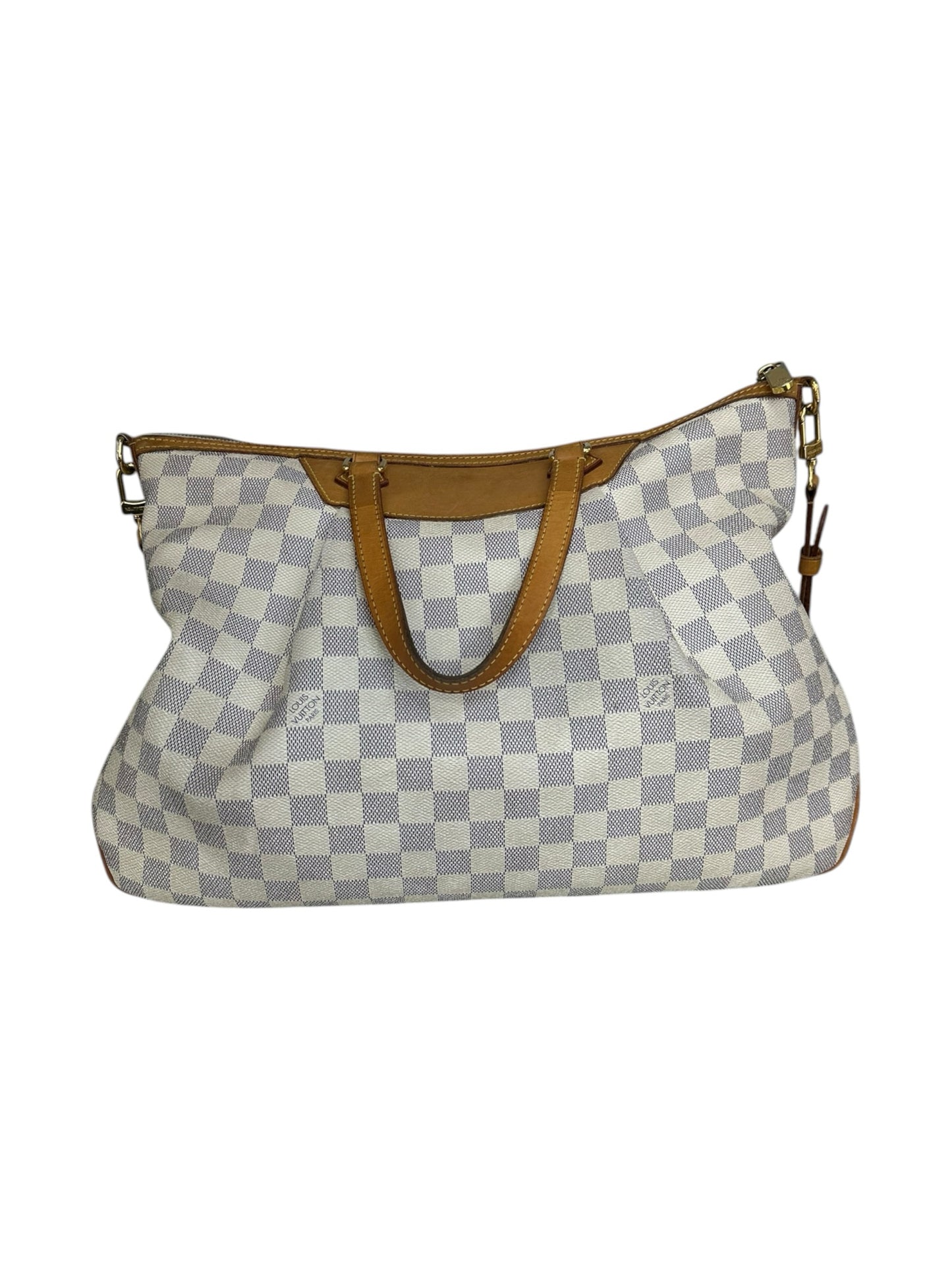 Louis Vuitton Damier Azur Siracusa DM Designer Handbag
