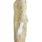 Adrianna Papell Cream Floral Lace Cocktail Dress Size 10