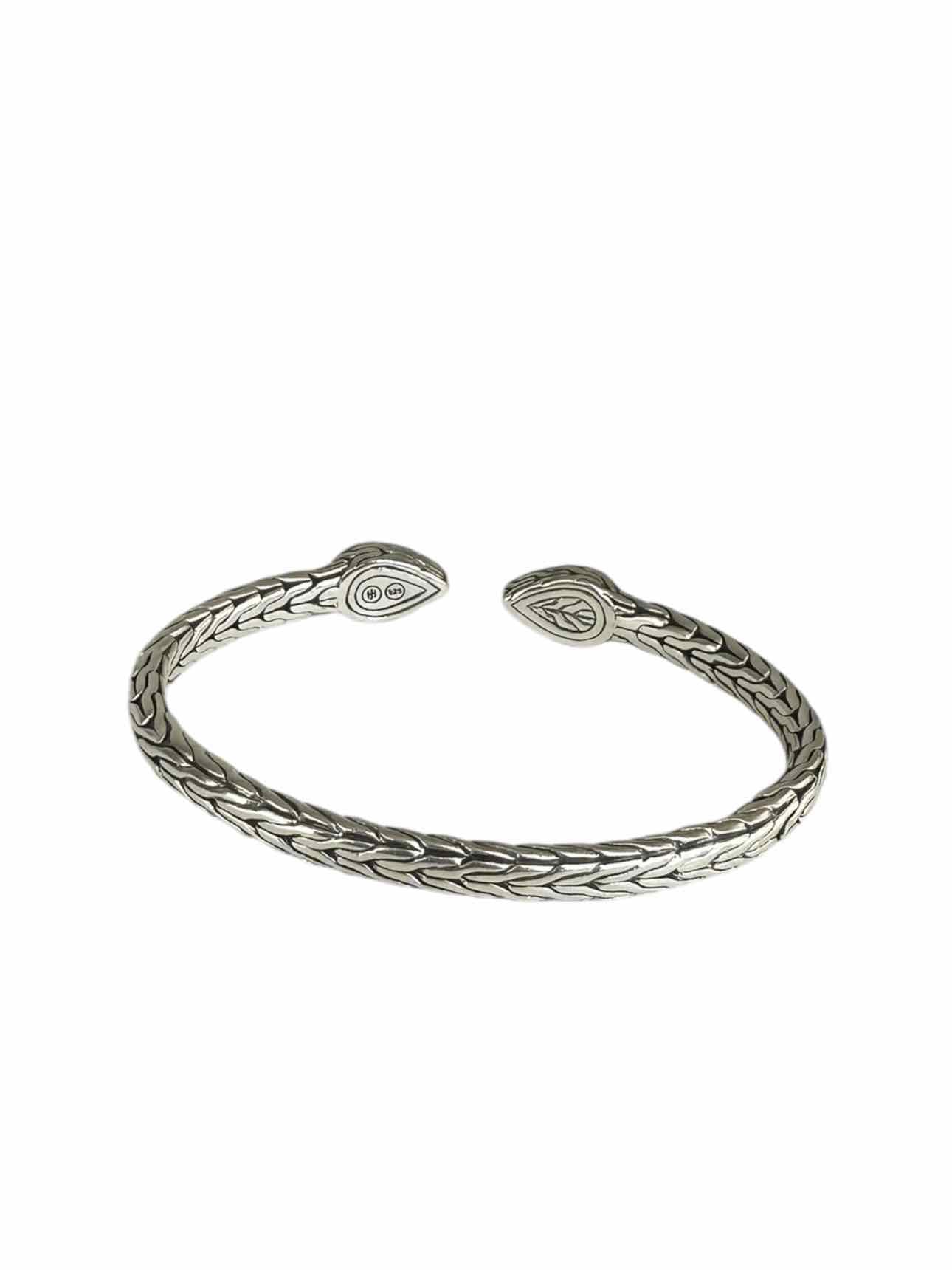 John Hardy 925 Hammered Head Cuff Bracelet