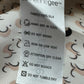 catherine gee Cream Patterned Button Down 100% Silk Size S