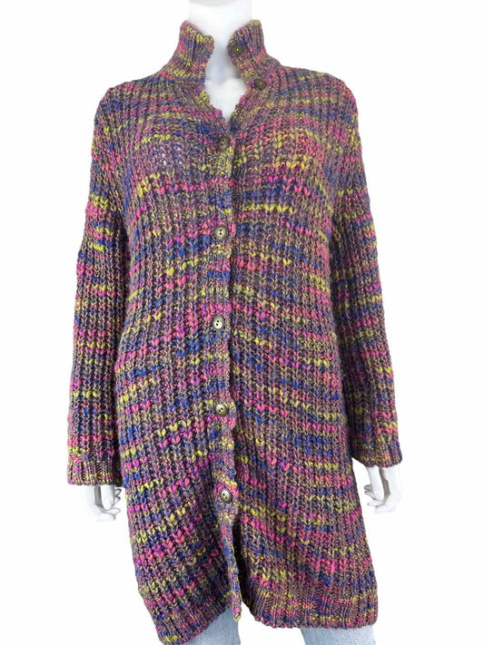 Sundance Multi-colored Wool Blend Duster Size M