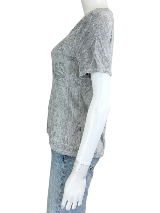 Michael Stars Gray Terrycloth Top Size xsp