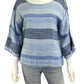 bella dahl Blue Striped Top Size S