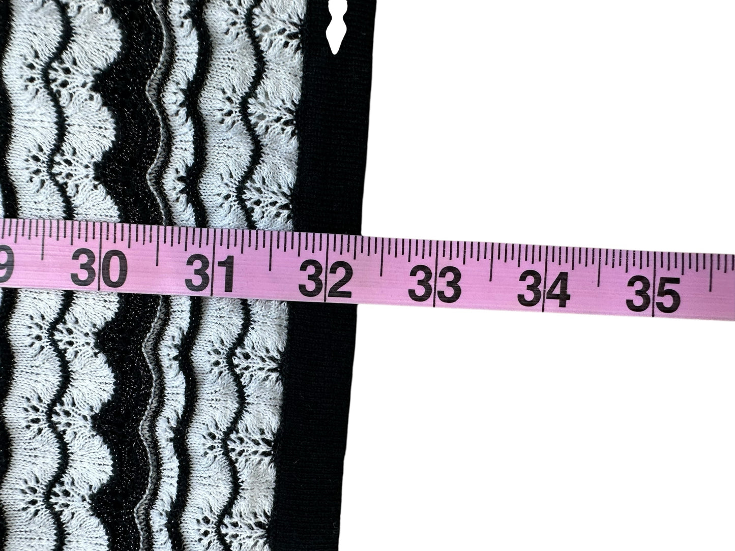 TRINA TURK Black and White Striped Casual Dress Size S