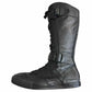 CONVERSE Black Leather Combat Boots Size 7.5