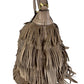 Tory Burch Brown Suede Fringe Designer Handbag