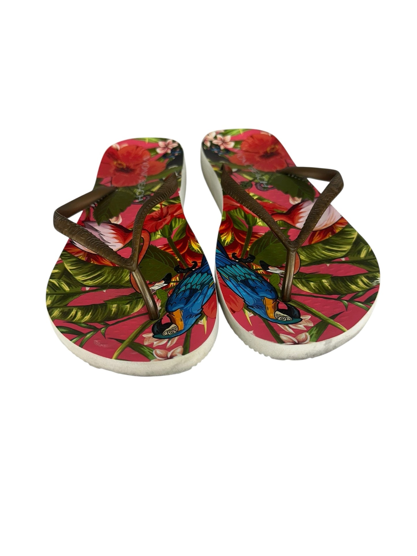 VIONIC BEACH Bronze Noosa Flip Flop Sandal Size 8