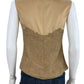 Vince Gold Crinkle Textured Shell Size XS