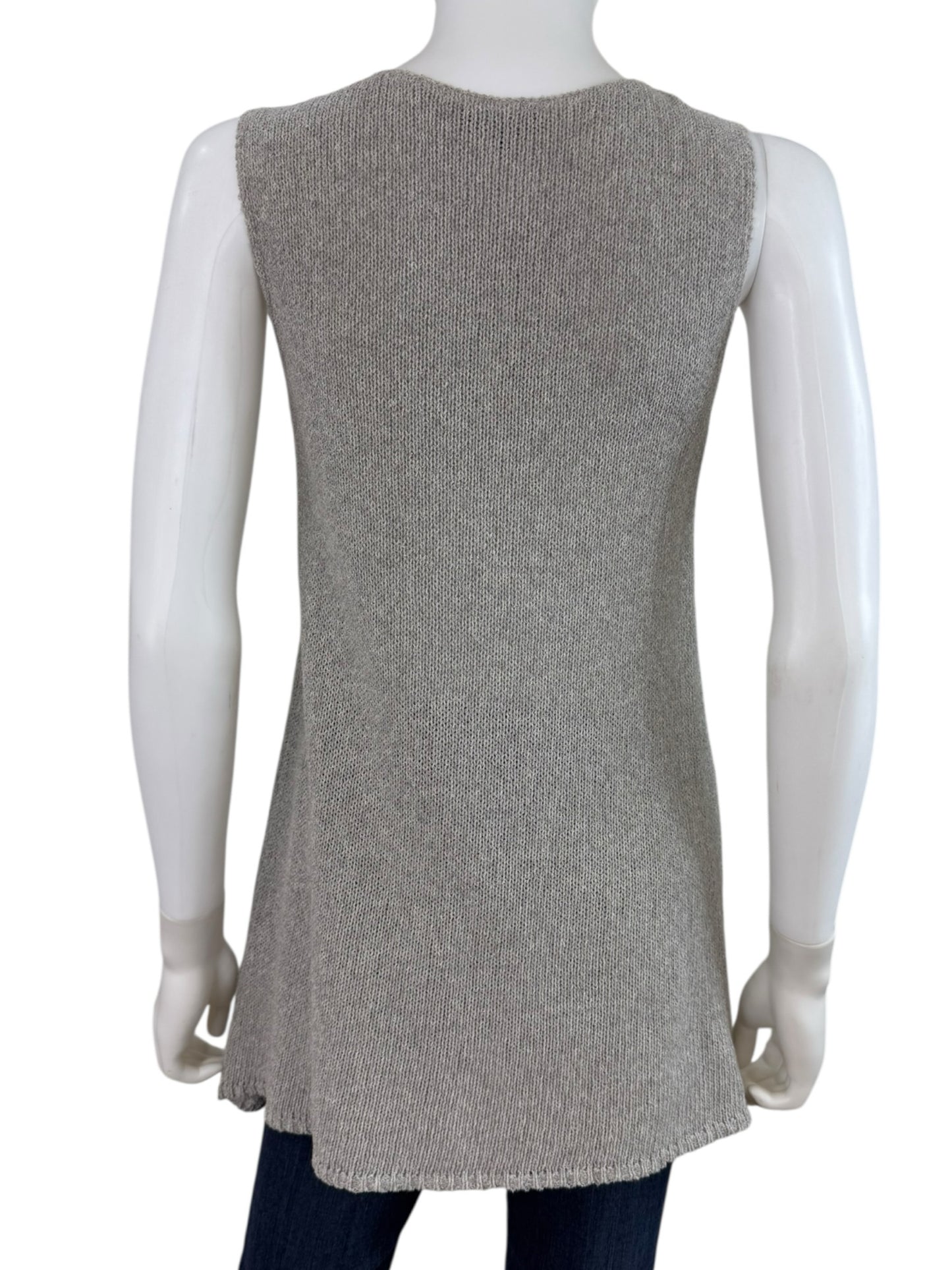 LAFAYETTE 148 NEW YORK Gray Sweater Tunic Size M