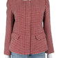 Talbots Red Wool Blend Tweed Jacket Size 10