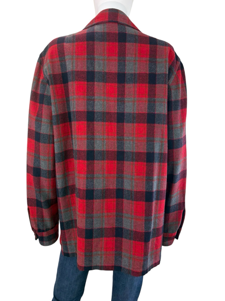 PENDLETON Vintage Red Pure Virgin Wool Blazer Size L