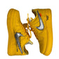 Nike x OFF WHITE Yellow Air Force 1 Low Sneakers Size 7